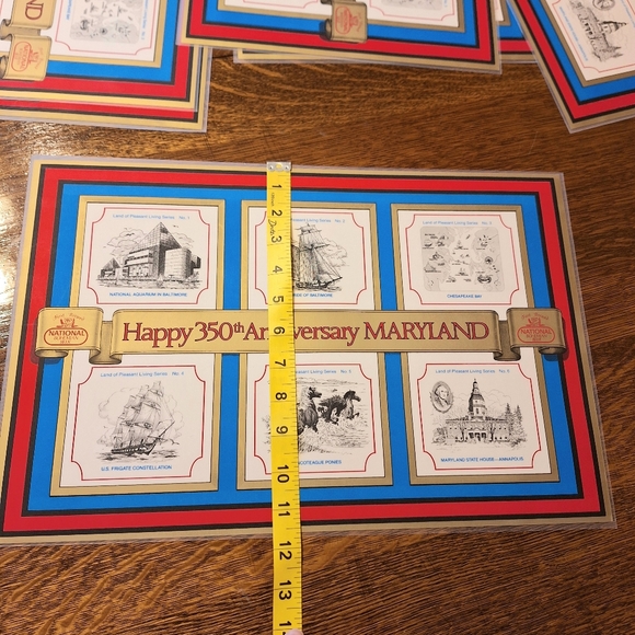 Bohemian Heileman Brewing Co. Maryland 350th Anniversary Commemorative Placemats